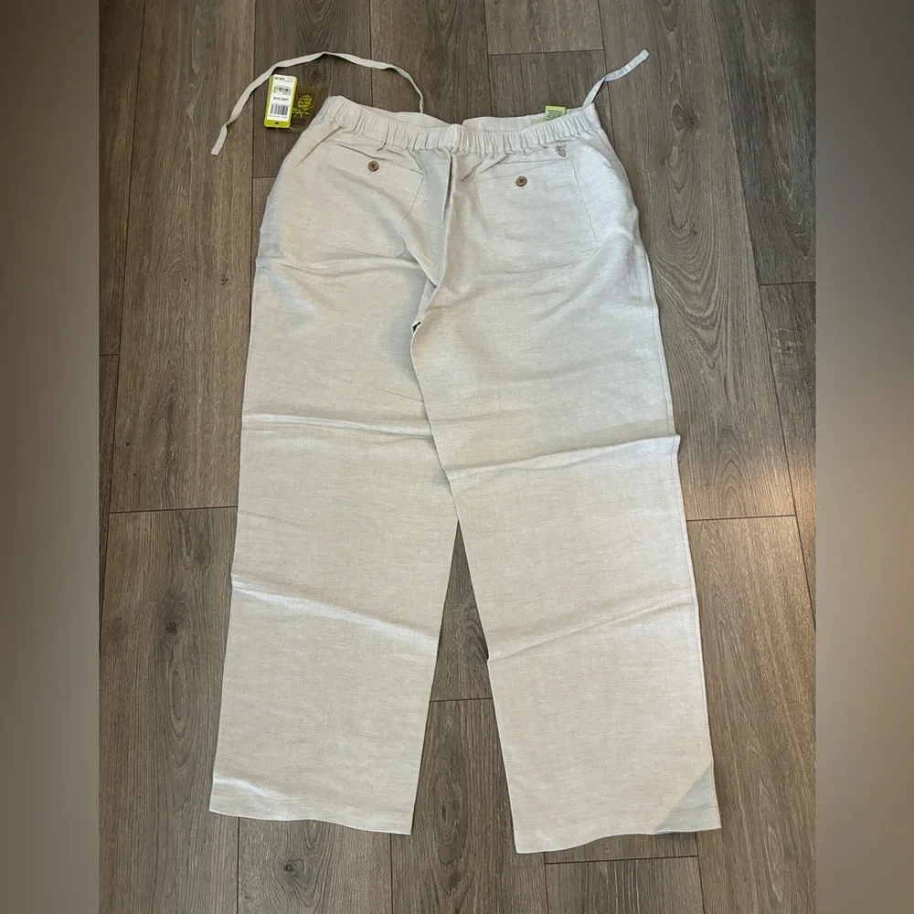 Cubavera Men's Beige Drawstring Chinos